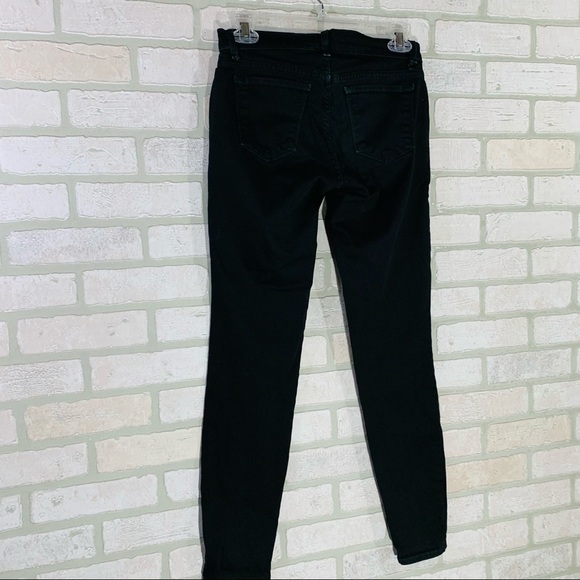 J Brand Zoey Triple Zip Skinny Jeans in Jett 25 - Picture 8 of 12